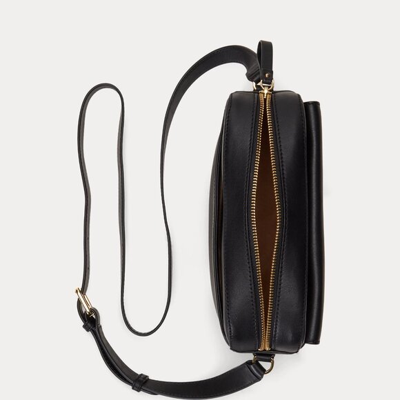 SALE! ✅ Lauren Ralph Lauren LRL Leather Medium Marcy Camera Bag✨ NWT +Dust Bag - Picture 8 of 16